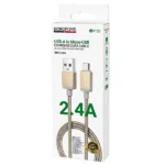 کابل USB به MicroUSB بروفون مدل BX120 - Image 2